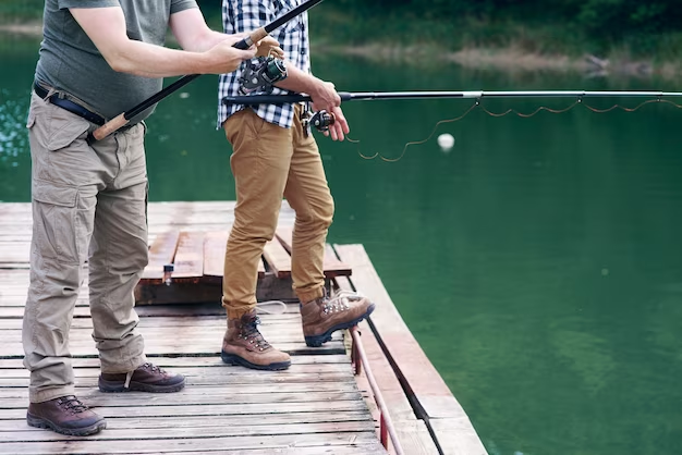 two men fishing