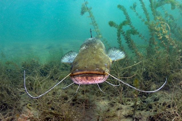 catfish in the river